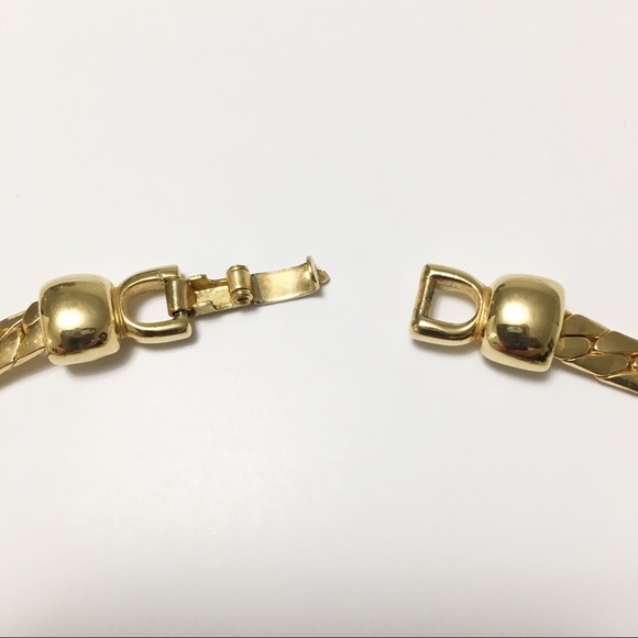 Vintage Monet Gold Tone Choker - Picture 5 of 7